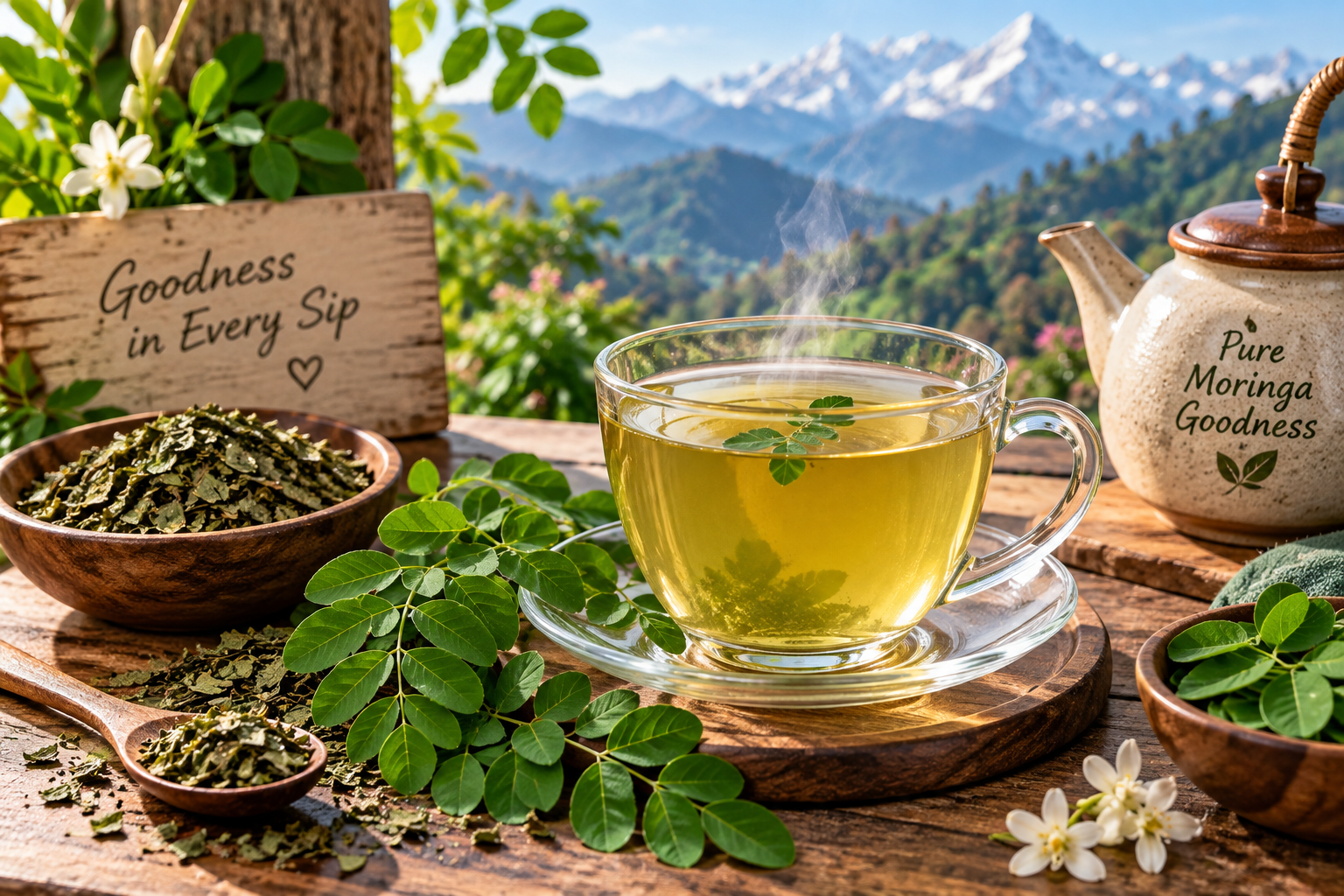 Refreshing Moringa Tea