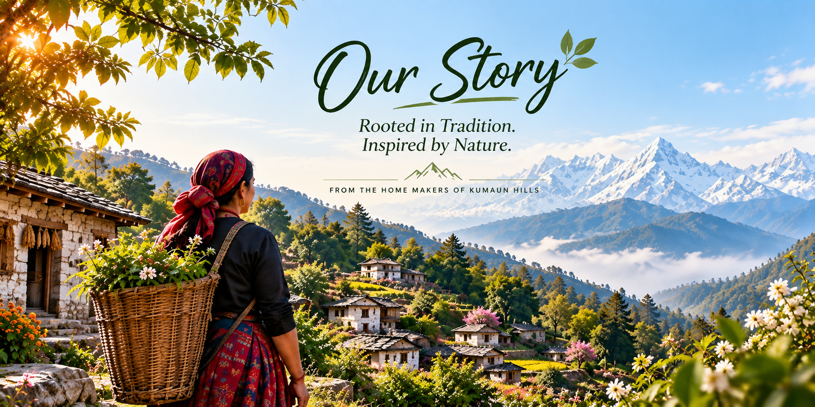 Kumaun village and home maker in the Himalayan hills